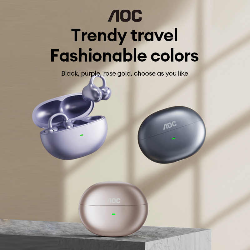 Earbuds Charging Case - AOC ACD2544 Kablosuz Bluetooth Kulak Klipsli