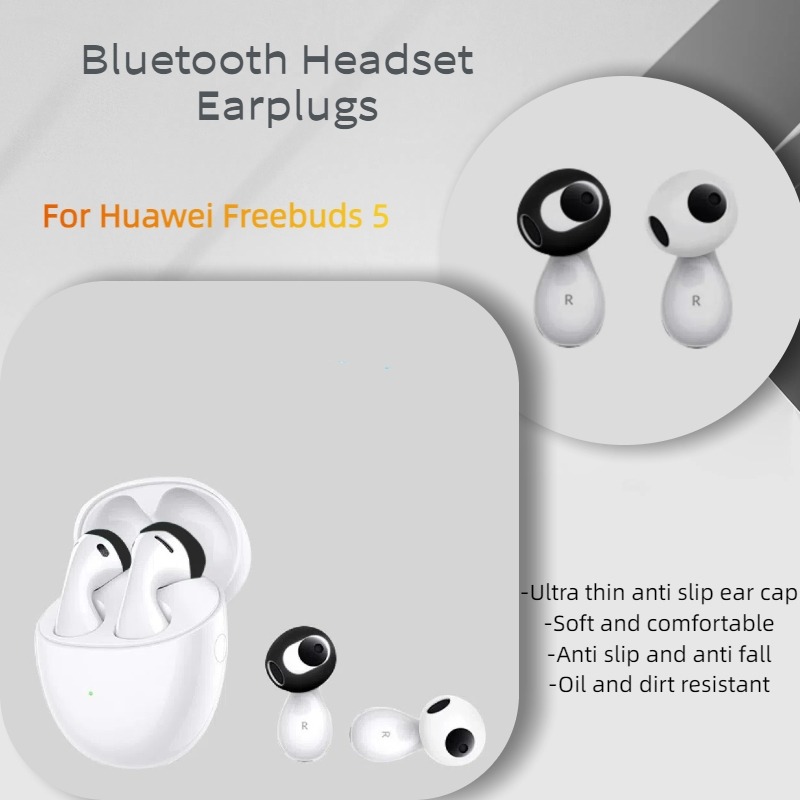 Silicone Ear Tip Replacement - Ultra-ince Bluetooth Kulaklık Kulaklıklar Huawei Freebuds