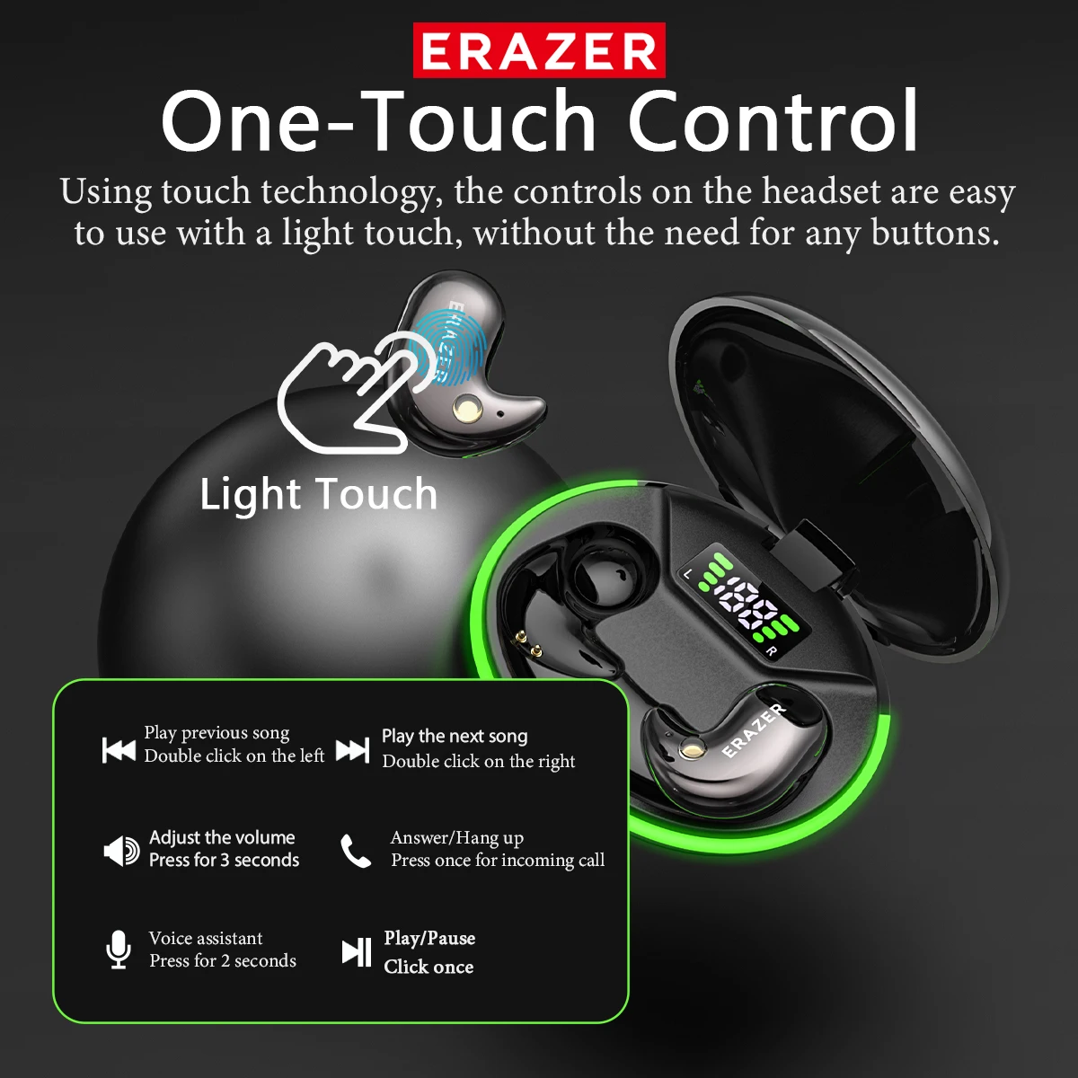 EARZER XF58 Mikrofonlu Kulak İ - Earbuds Charging Case incelemesi ve fiyatı